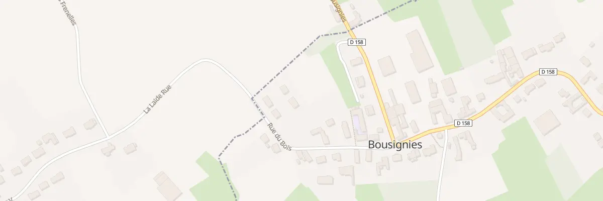 Plan du 25 Rue du Bois à Bousignies