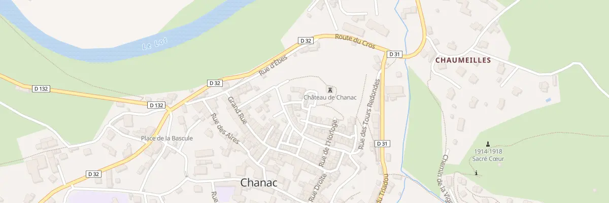 Plan du 11 Rue du Serre à Chanac