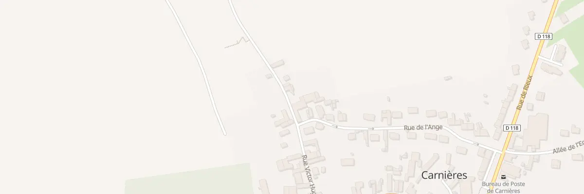 Plan du 12 Rue Victor Hugo à Carnières
