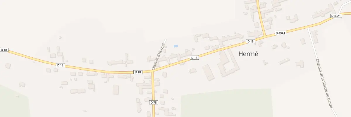 Plan du 16 Rue Emile Tripé à Hermé