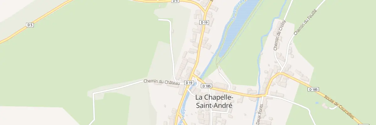 Plan du 3 Rte de Corvol à La Chapelle-Saint-André