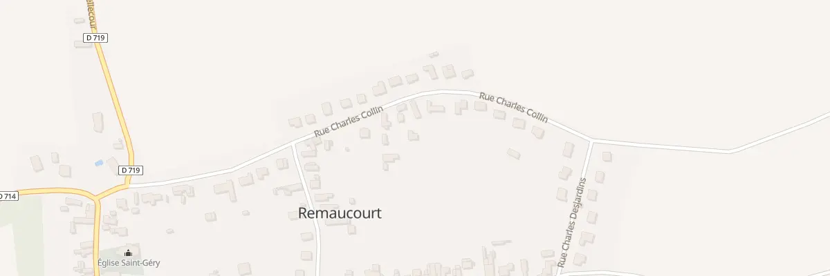 Plan du 24 Rue Charles Collin à Remaucourt