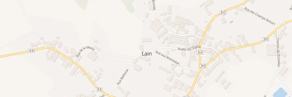 Plan du 12 Rue de la Messe à Lain