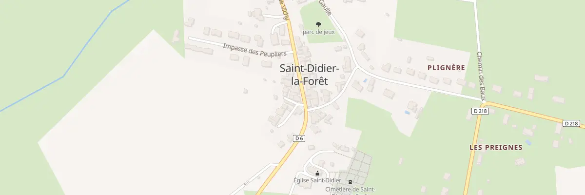 Plan du 2 Imp de la Fontaine à Saint-Didier-la-Forêt