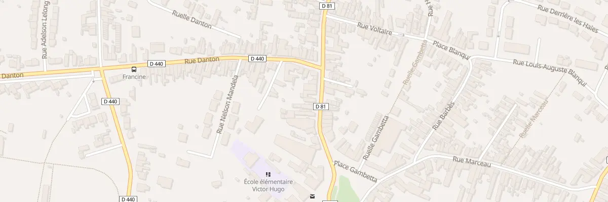Plan du 9 Rue Jean Jaurès à Escaudain