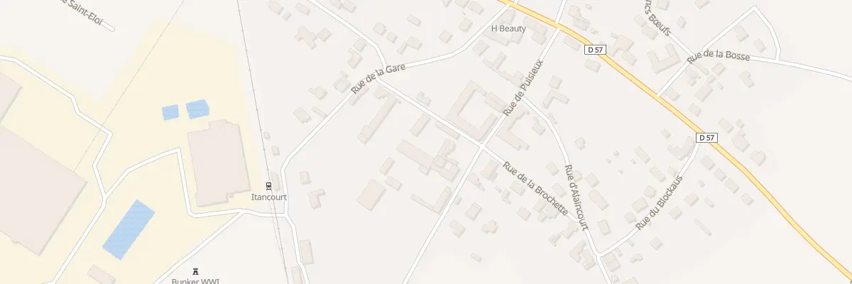Plan du 6 Rue de la Brochette à Itancourt