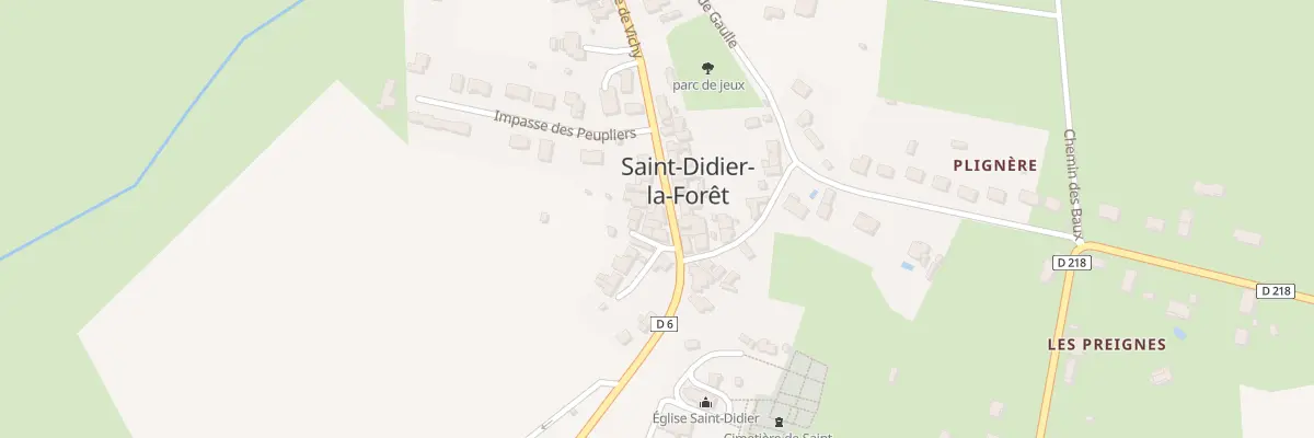Plan du 28 Rte de Vichy à Saint-Didier-la-Forêt