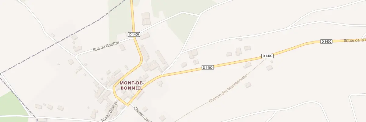 Plan du 16 Rte de la Vallée à Bonneil