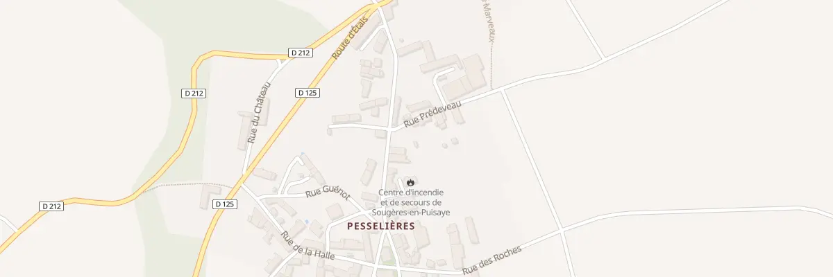 Plan du 2 Rue Predeveau à Sougères-en-Puisaye