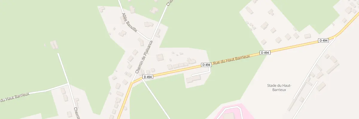 Plan du 45 Rue du Haut - Barrieux à Yzeure