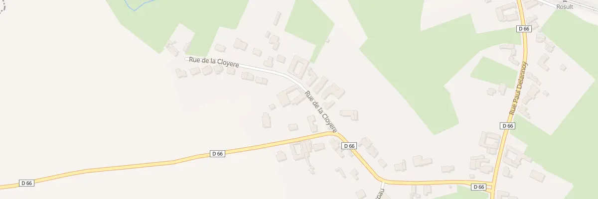 Plan du 355 Rue de la Cloyere à Rosult