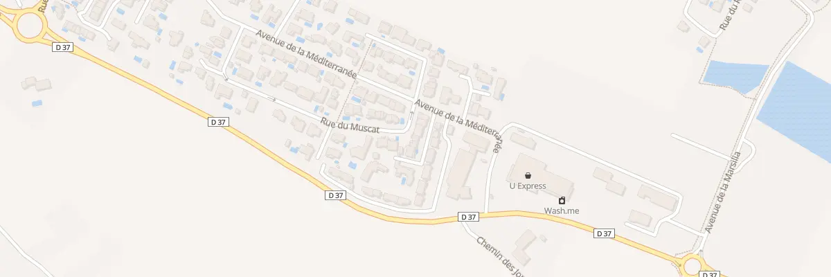 Plan du 6 Rue du Muscat à Portiragnes