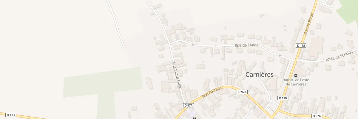 Plan du 8 Rue Victor Hugo à Carnières