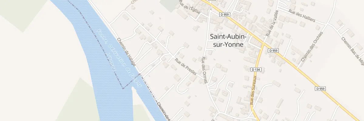 Plan du 4 Rue de Presles à Saint-Aubin-sur-Yonne