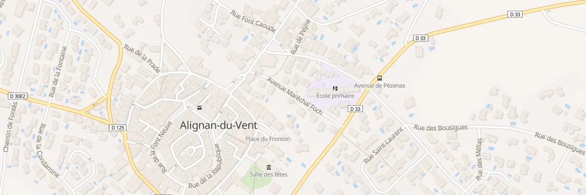 Plan du 8 Av Maréchal Foch à Alignan-du-Vent