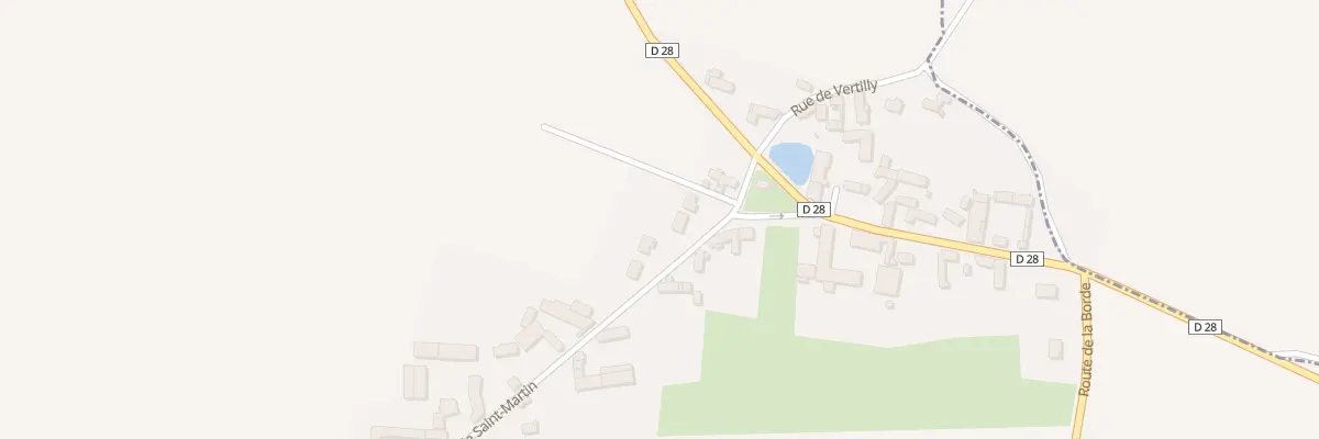Plan du 2B Rue de Saint Martin à Thorigny-sur-Oreuse