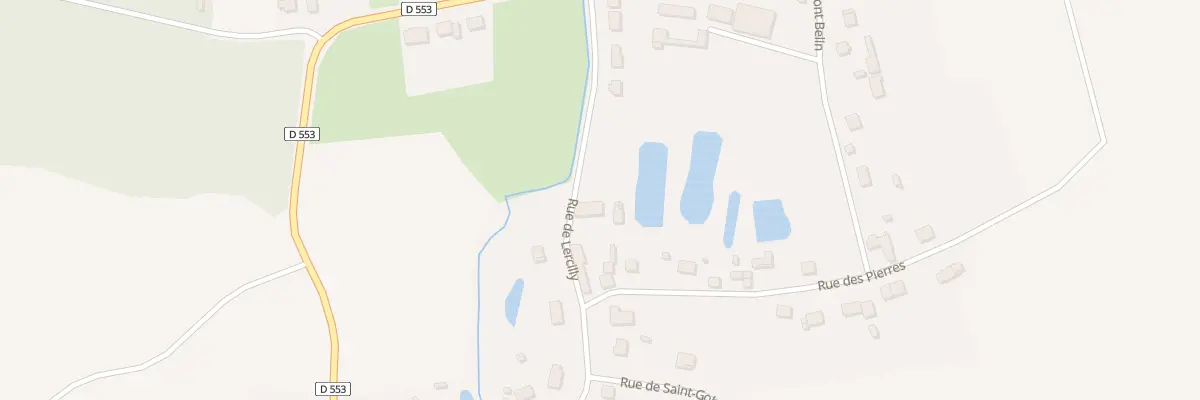 Plan du 5084 Rue de Lercilly à Servais
