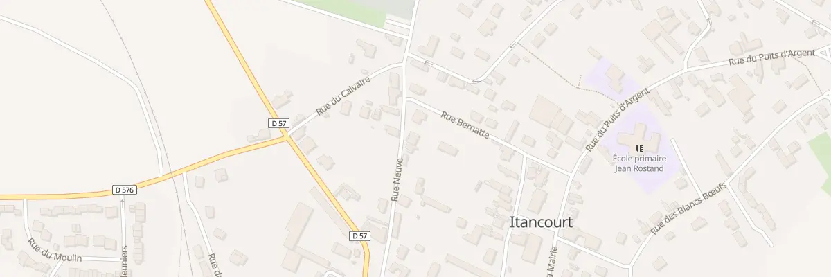 Plan du 6B Rue Neuve à Itancourt