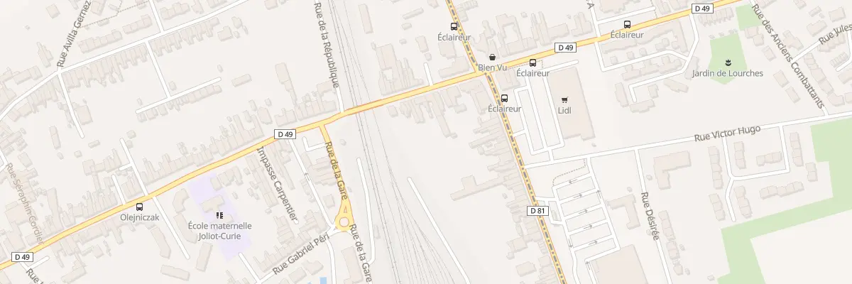 Plan du 13 Rue Jean Jaurès à Rœulx