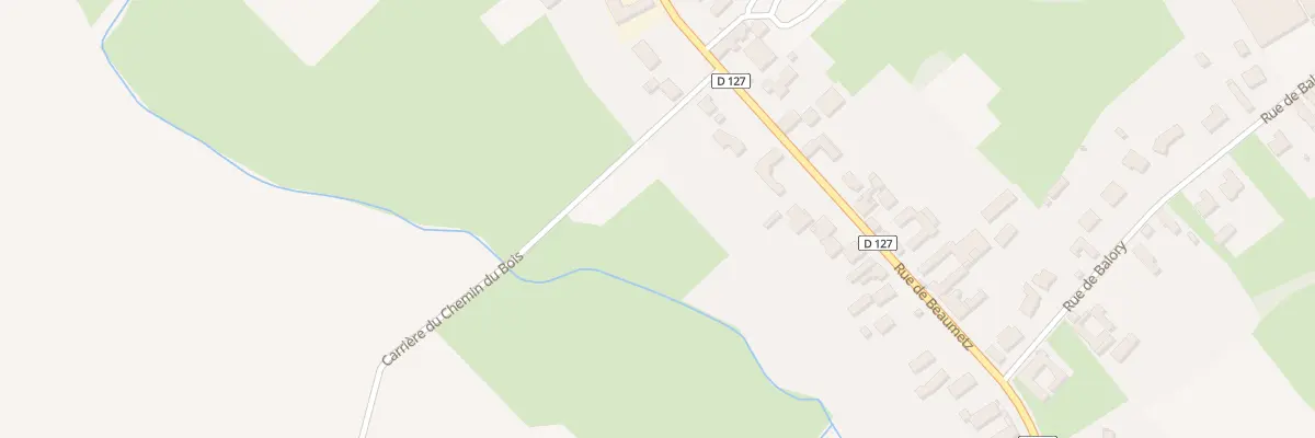 Plan du 966 Rue de Beaumetz à Saméon