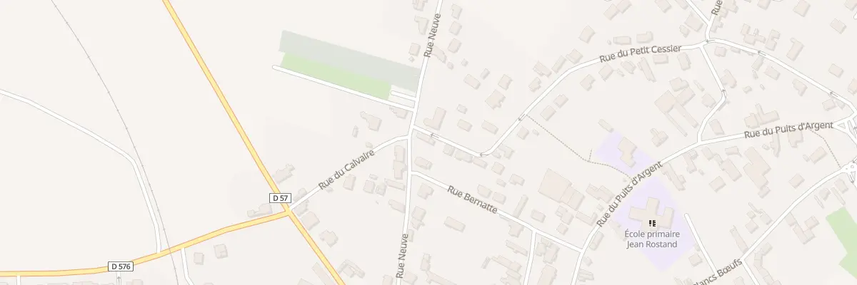 Plan du 8 Rue Neuve à Itancourt