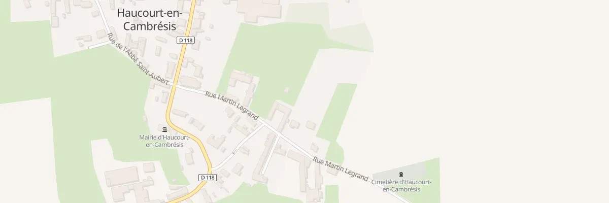 Plan du 3B Rue Martin Legrand à Haucourt-en-Cambrésis
