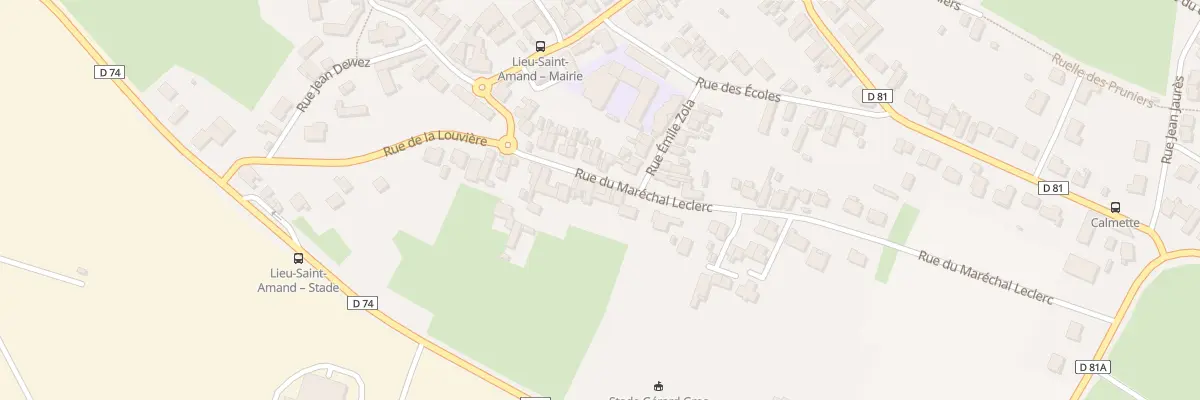 Plan du 20 Rue du Marechal Leclerc à Lieu-Saint-Amand