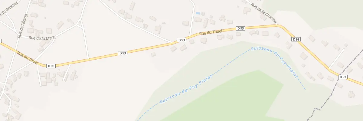 Plan du 24 Rue du Thuel les Pioliers à Villeneuve-les-Cerfs