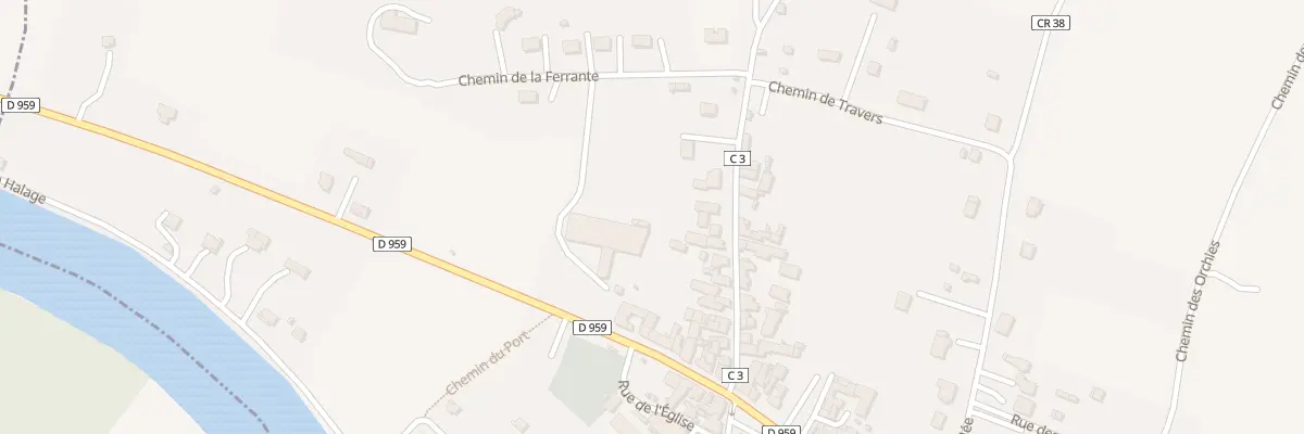 Plan du 21 Rte de la Tuilerie à Saint-Aubin-sur-Yonne