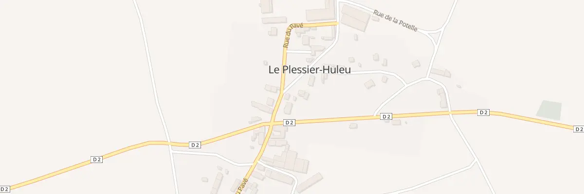 Plan du 20 Rue du Pavé au Plessier-Huleu