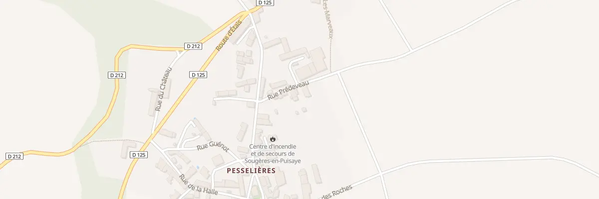 Plan du 6 Rue Predeveau à Sougères-en-Puisaye