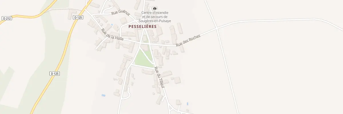 Plan du 8 Rue des Roches à Sougères-en-Puisaye