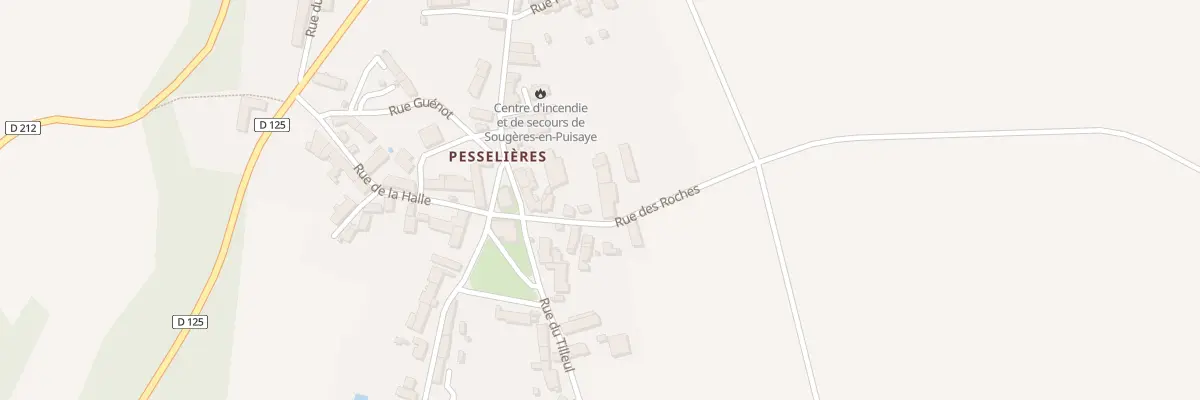 Plan du 3 Rue des Roches à Sougères-en-Puisaye