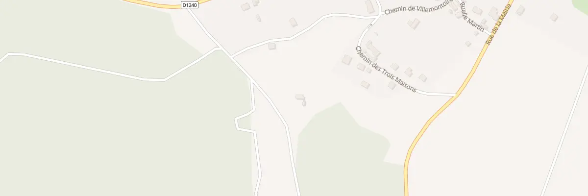 Plan du 5001 Che de Villemontoire à Buzancy
