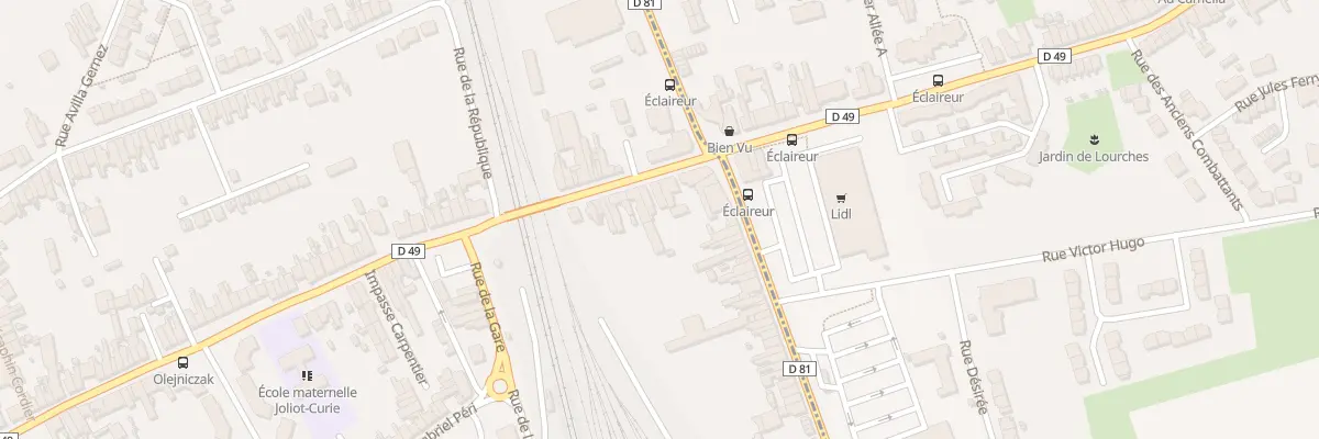 Plan du 7 Rue Jean Jaurès à Rœulx