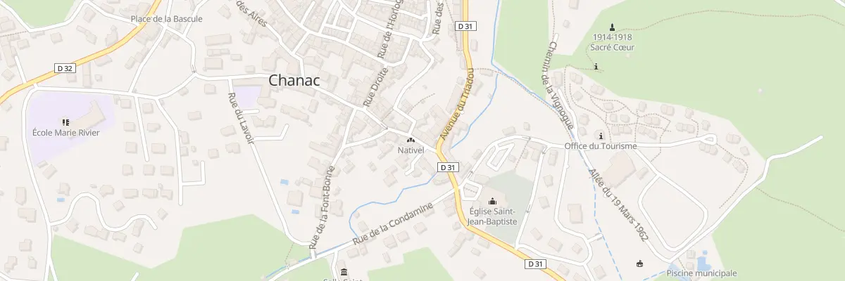 Plan du 27 Rue du Planaguet à Chanac