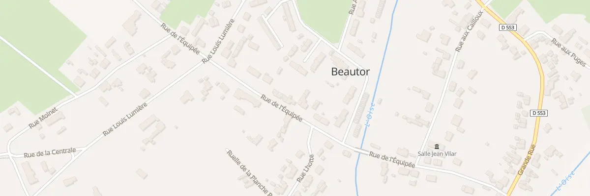 Plan du 29 Rue de l’Équipée à Beautor