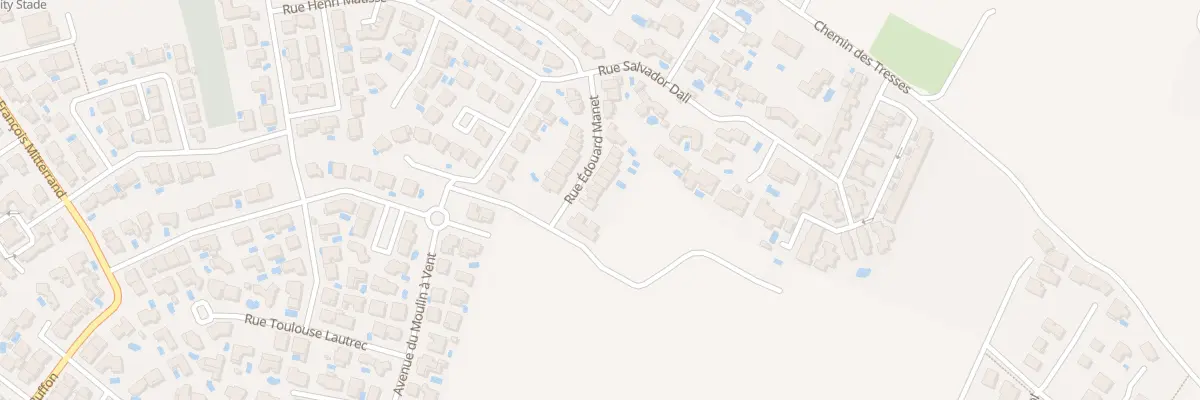 Plan du 22 Rue Edouard Manet à Portiragnes