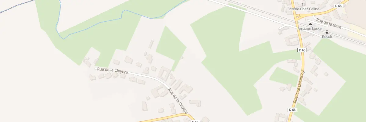 Plan du 354 Rue de la Cloyere à Rosult