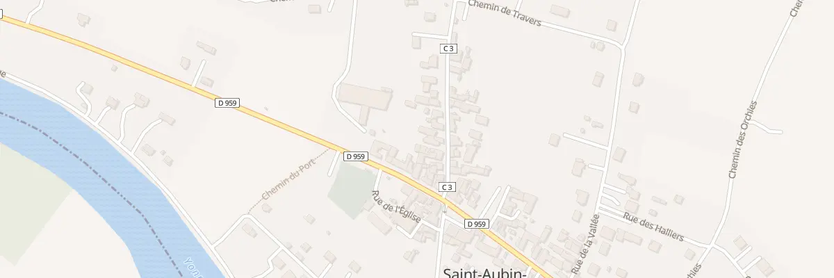 Plan du 7 Rte de la Tuilerie à Saint-Aubin-sur-Yonne