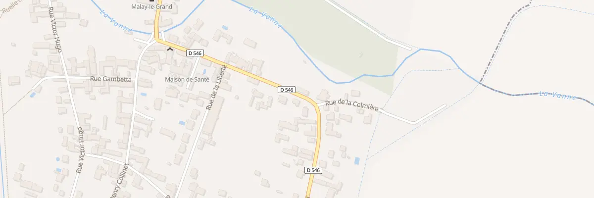 Plan du 26 Rue Pasteur à Malay-le-Grand