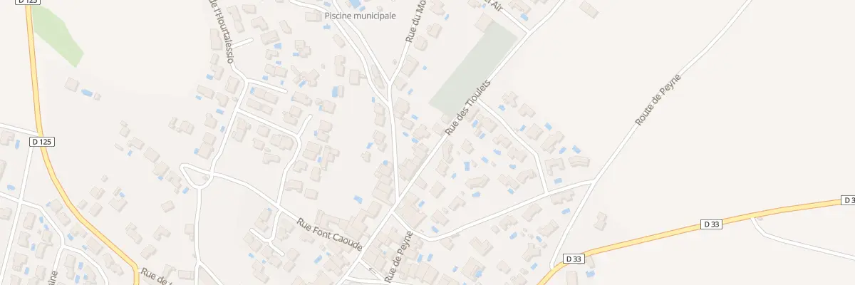 Plan du 19 Rue des Tioulets à Alignan-du-Vent
