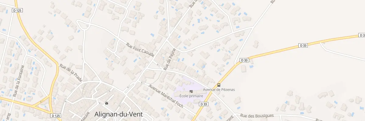 Plan du 15 Rue de l’Armistice à Alignan-du-Vent