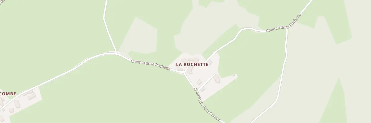 Plan du 110 La Rochette à Sallèdes