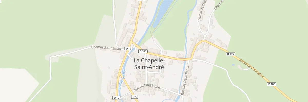 Plan du 5 Rte de Courcelles à La Chapelle-Saint-André