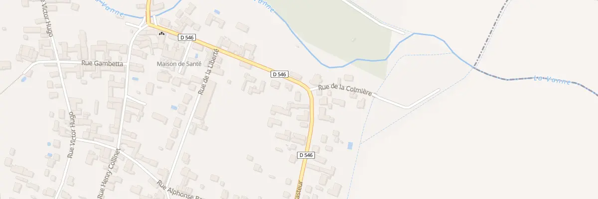 Plan du 28 Rue Pasteur à Malay-le-Grand