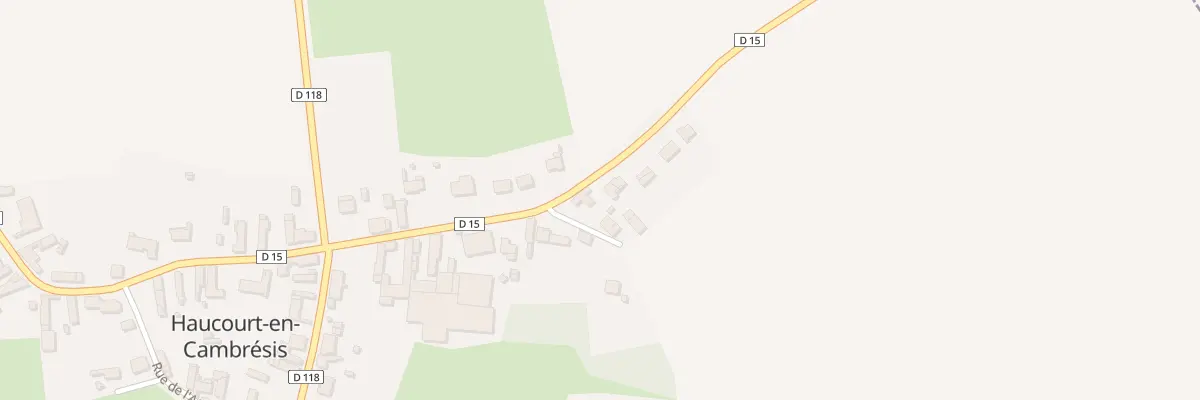 Plan du 12 Rue du Gal de Gaulle à Haucourt-en-Cambrésis