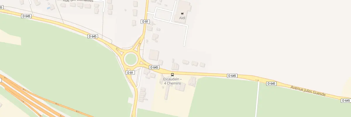 Plan du 222 Av Jules Guesde à Escaudain