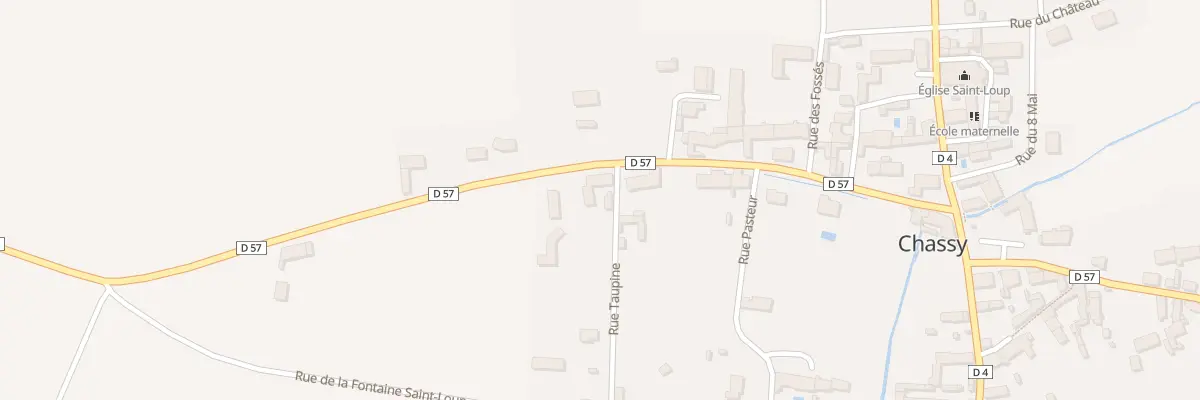 Plan du 2 Rue Taupine à Chassy
