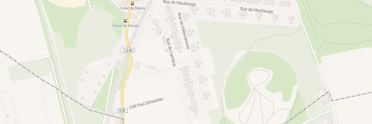 Plan du 13 Rue de Valenciennes à Lourches